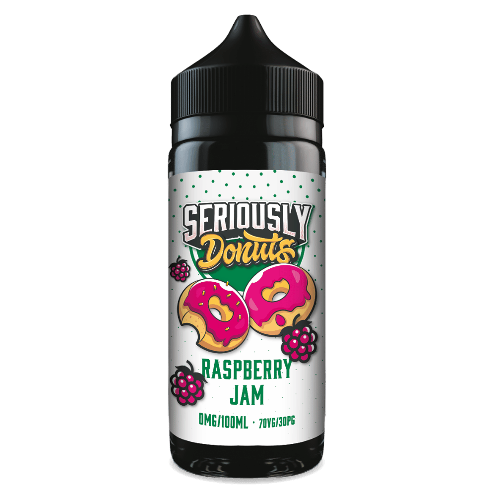 Doozy Seriously Donuts 100ml E - Liquid Shortfill Raspberry Jam - EUK