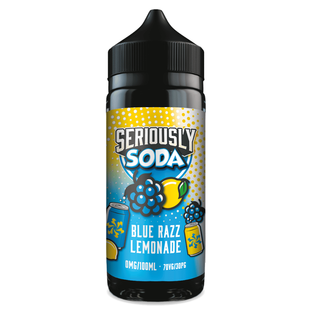 Doozy Seriously Soda 100ml E - Liquid Shortfill Blue Razz Lemonade - EUK