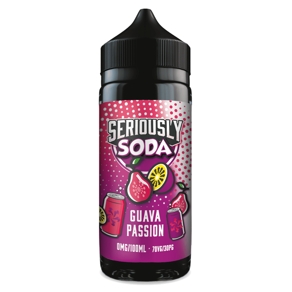 Doozy Seriously Soda 100ml E - Liquid Shortfill Guava Passion - EUK