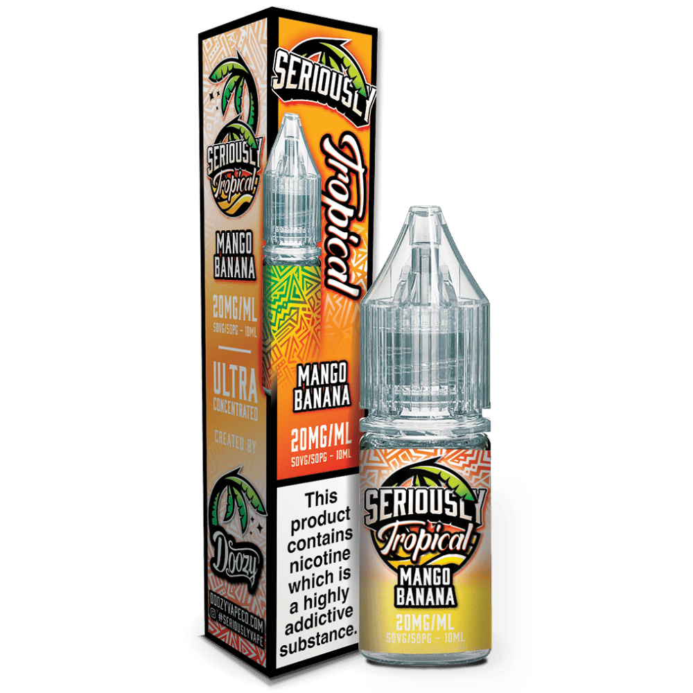 Doozy Seriously Tropical Nic Salt E - Liquid Mango Banana - EUK