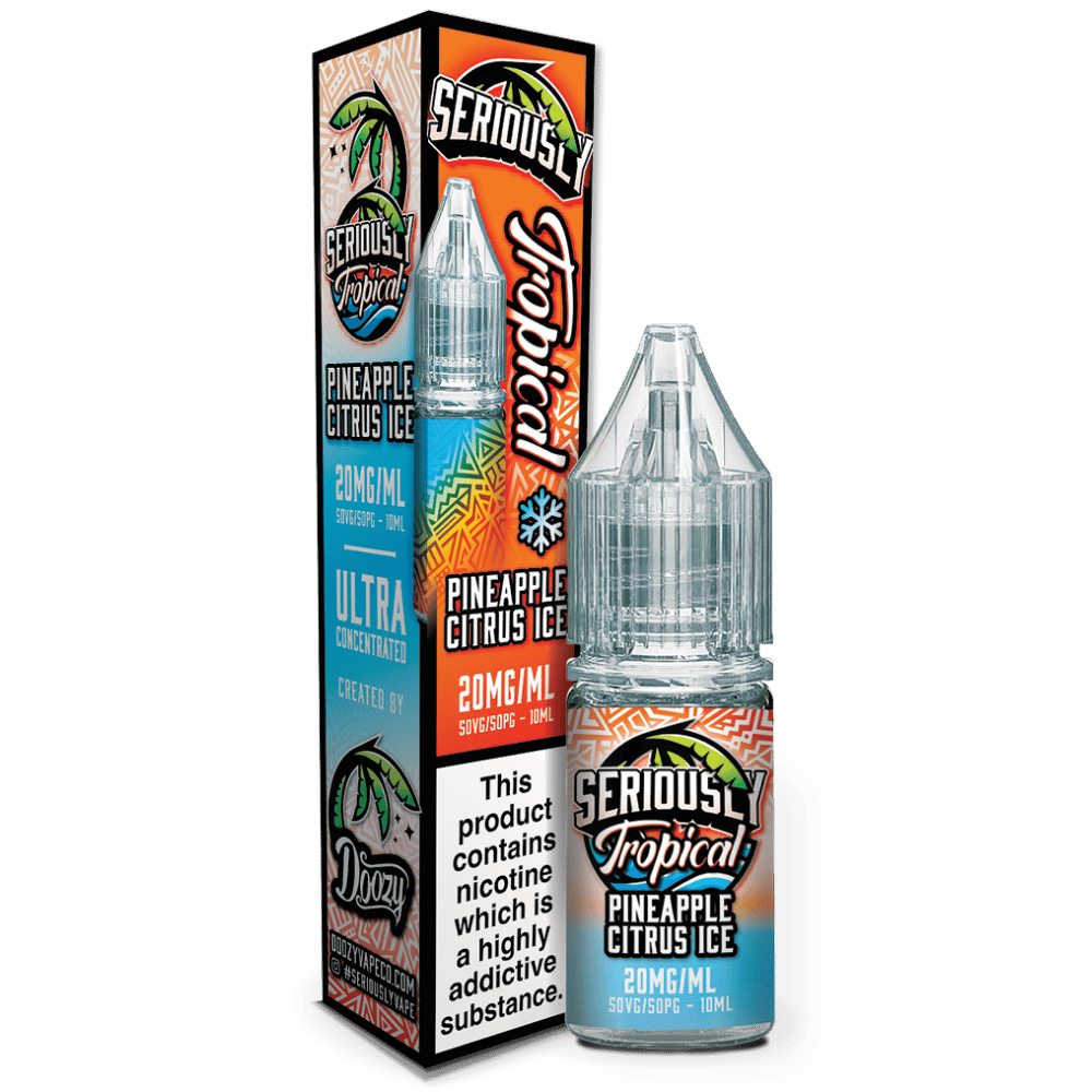 Doozy Seriously Tropical Nic Salt E - Liquid Pineapple Citrus Ice - EUK