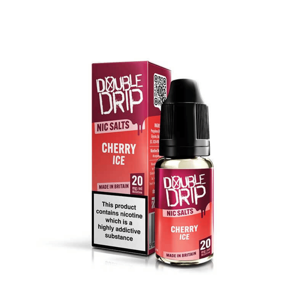 Double Drip Nic Salt E - Liquid Cherry Ice - EUK