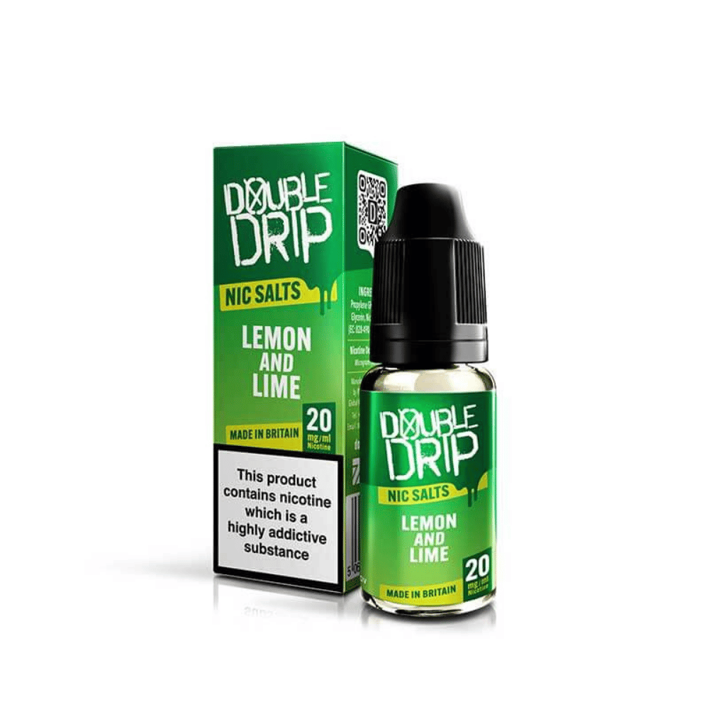 Double Drip Nic Salt E - Liquid Lemon and Lime - EUK