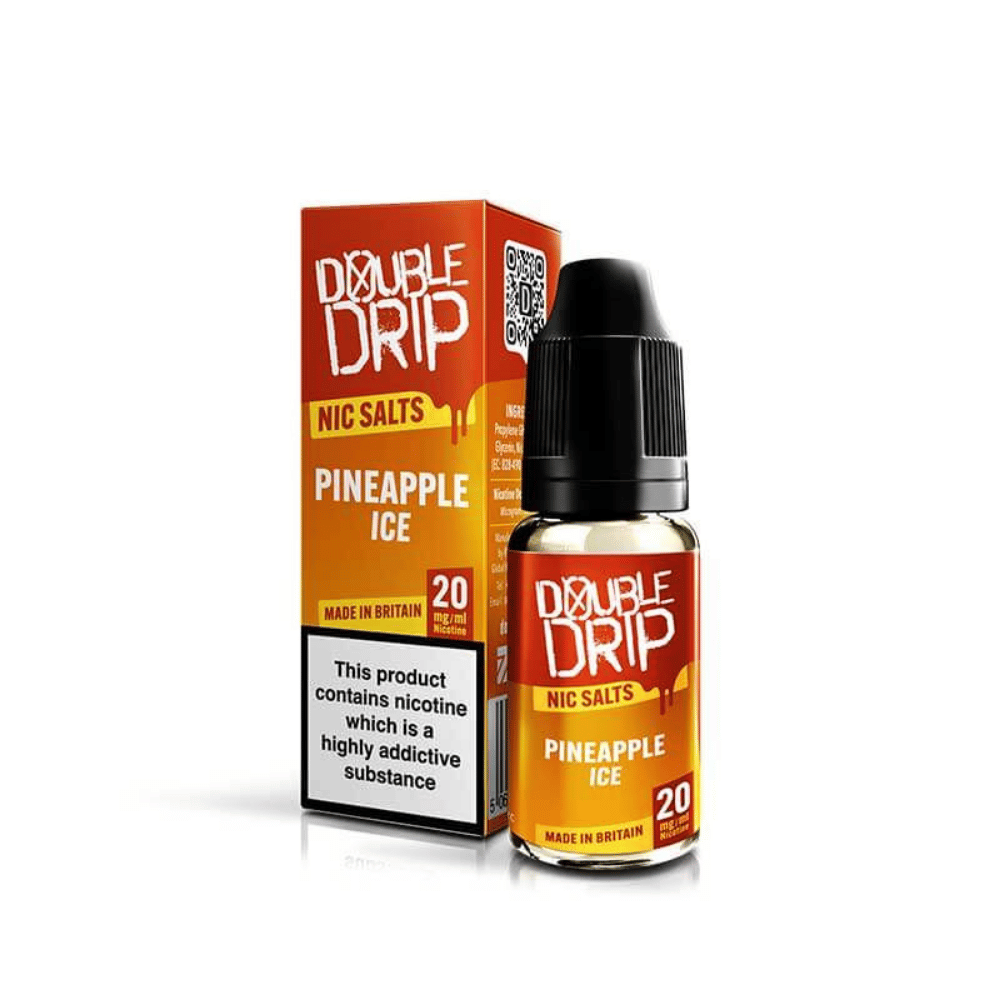 Double Drip Nic Salt E - Liquid Pineapple Ice - EUK