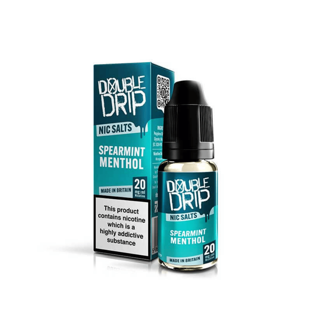 Double Drip Nic Salt E - Liquid Spearmint Menthol - EUK