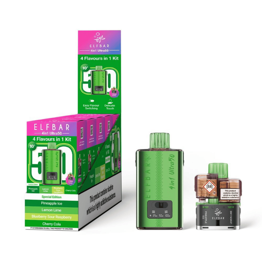 Elf Bar 4in1 Ultra 50 Prefilled Pod Kit Special Edition - EUK