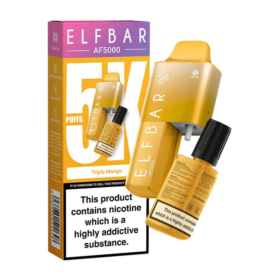 Elf Bar AF5000 Disposable Vape Kit Triple Mango - EUK