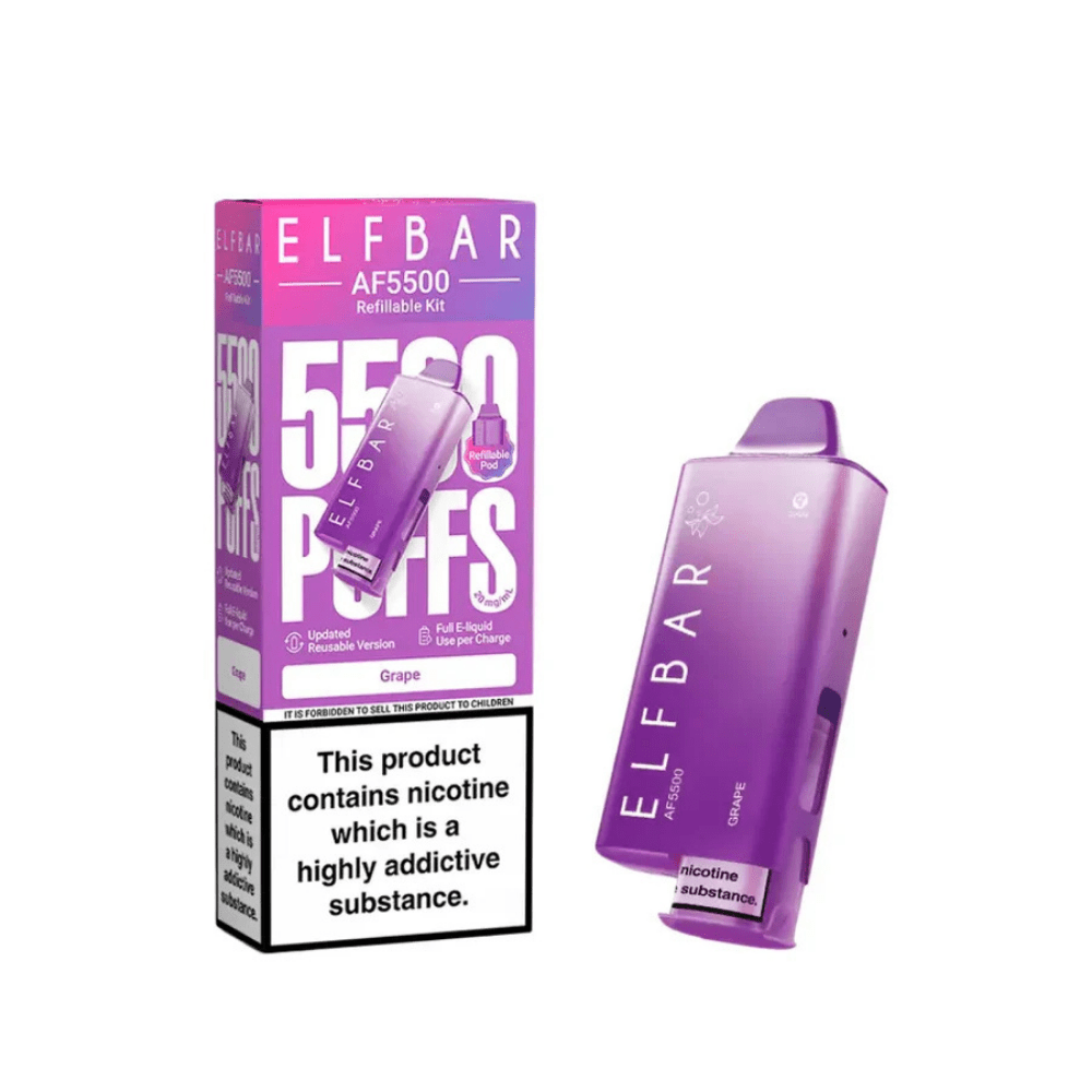 Elf Bar AF5500 Prefilled Kit Grape - EUK