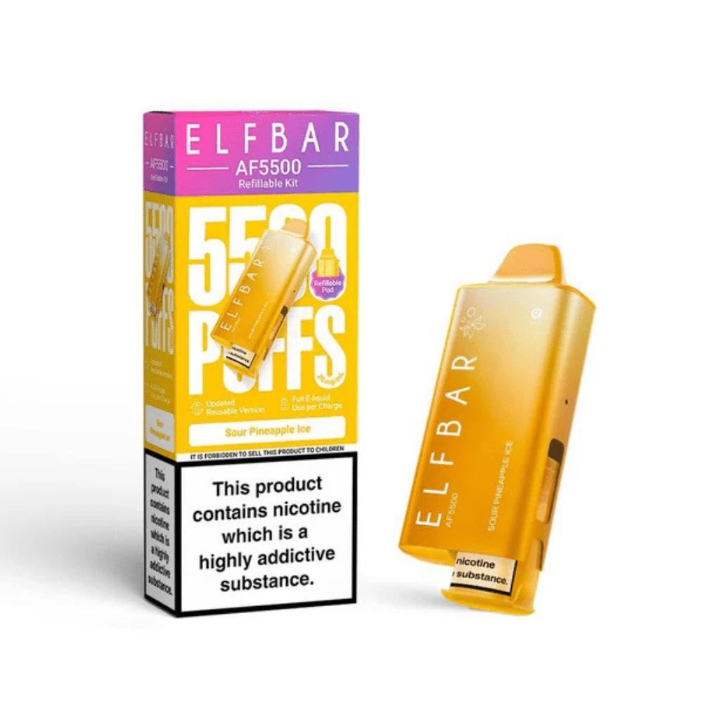 Elf Bar AF5500 Prefilled Kit Sour Pineapple Ice - EUK