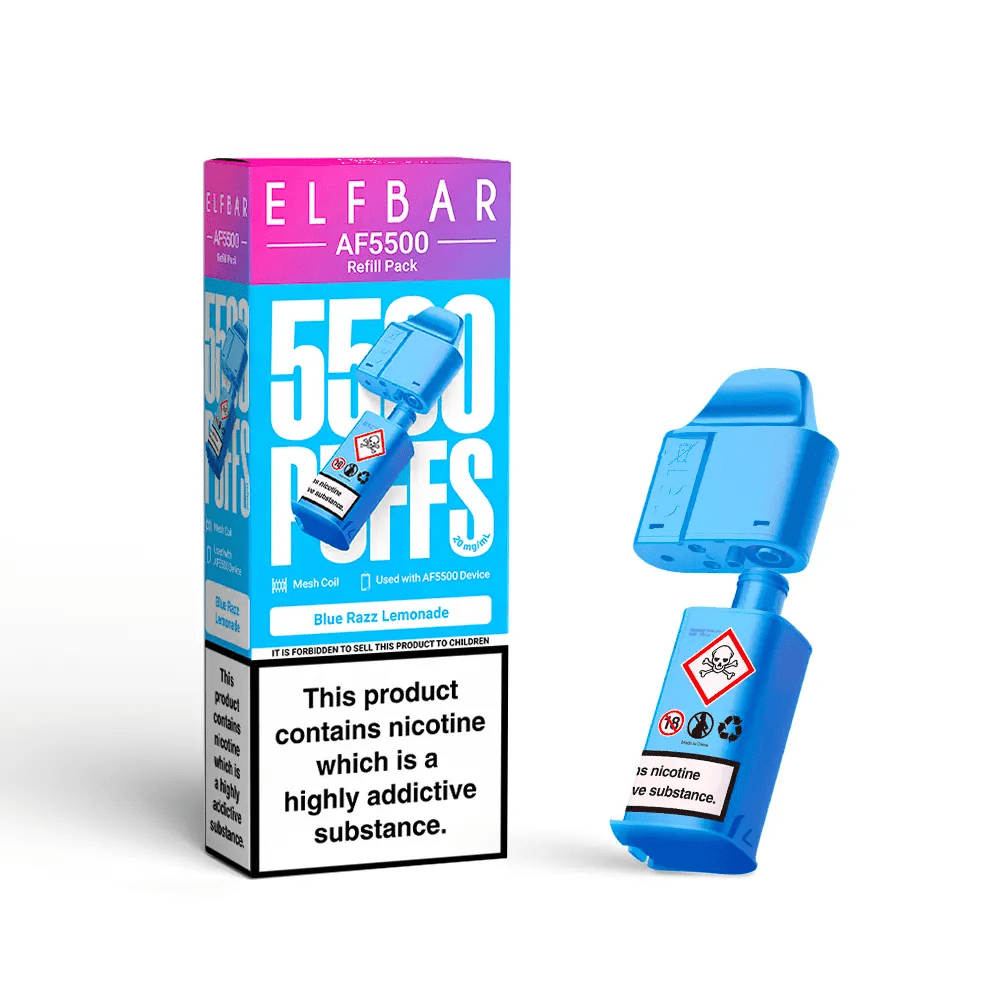Elf Bar AF5500 Refill Pack Blue razz Lemonade - EUK
