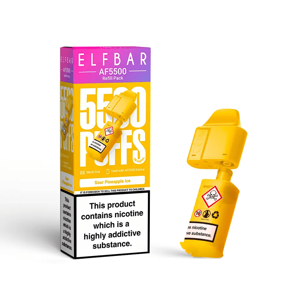 Elf Bar AF5500 Refill Pack Sour Pineapple Ice - EUK