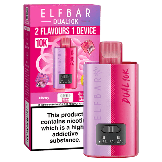 Elf bar Dual 10K Disposable Vape Cherry Edition - EUK