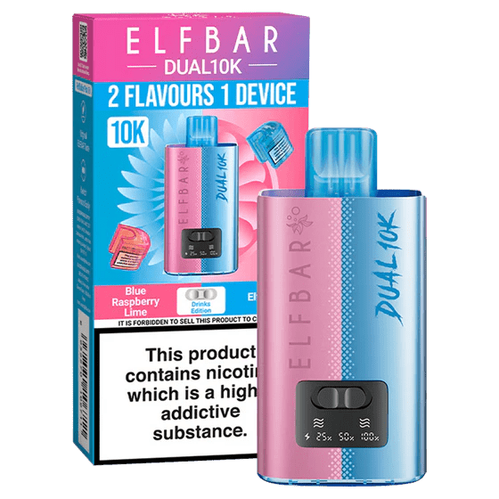 Elf bar Dual 10K Disposable Vape Drinks Edition - EUK