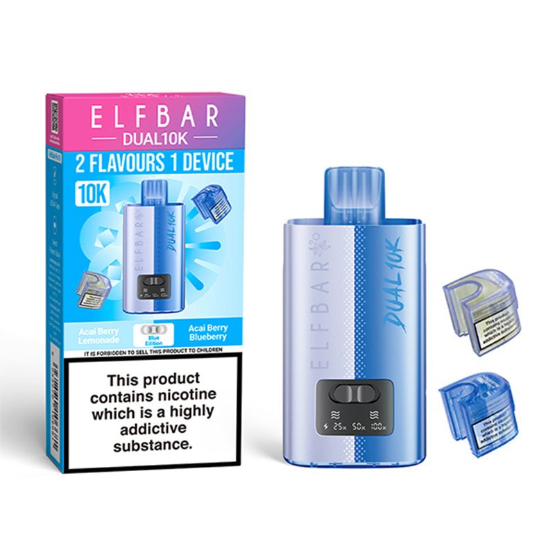Elf Bar Dual 10K Disposable Vape Kit - EUK