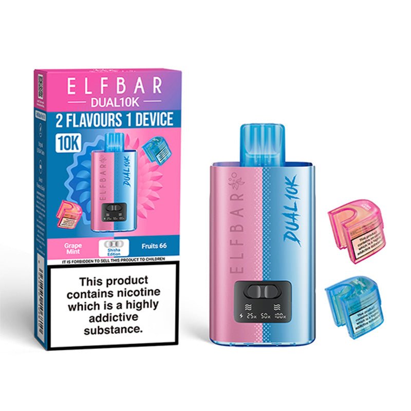Elf Bar Dual 10K Disposable Vape Kit - EUK