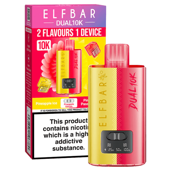 Elf bar Dual 10K Disposable Vape Pineapple Edition - EUK