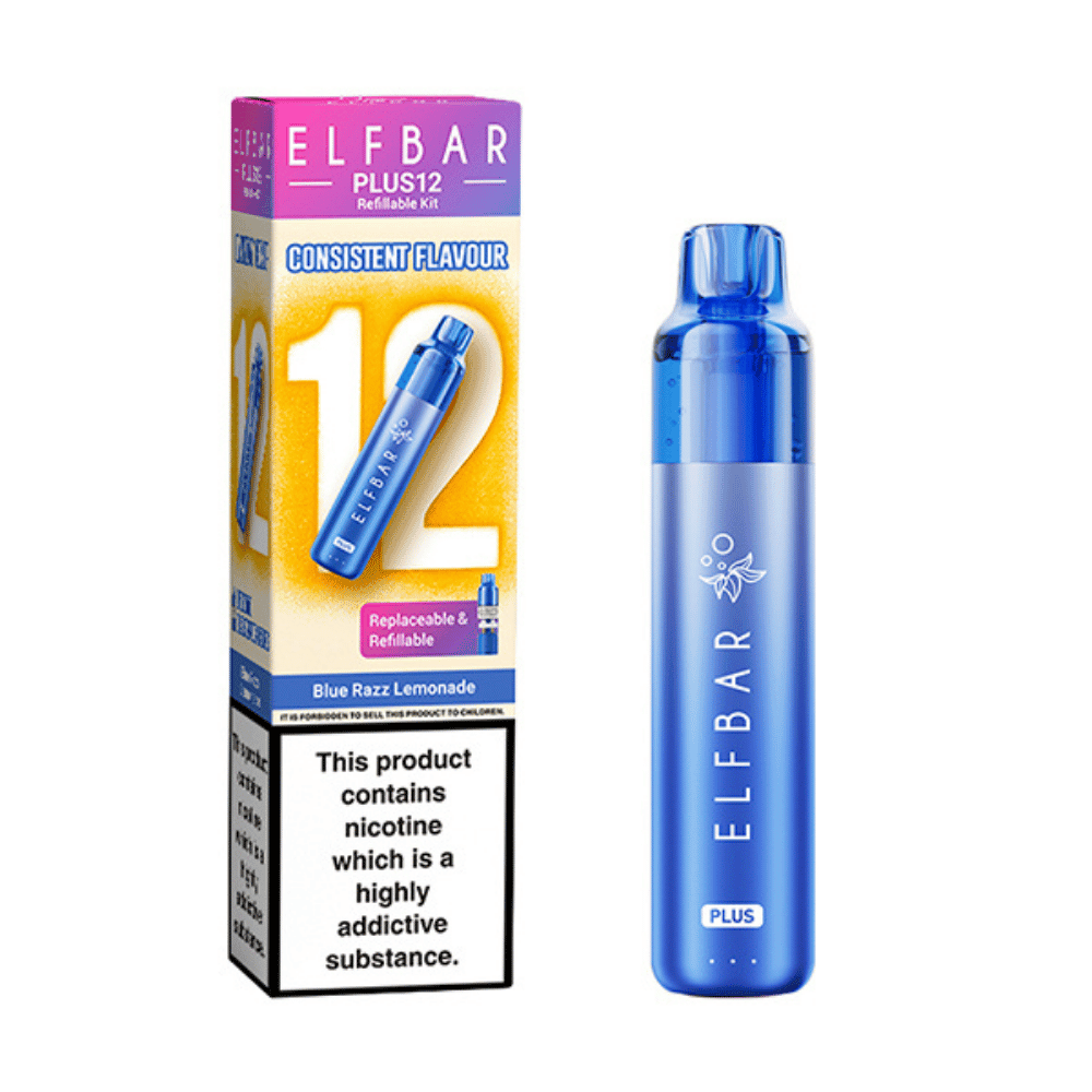 ELF BAR Plus 12 Prefilled Pod Kit Blue Razz Lemonade - EUK