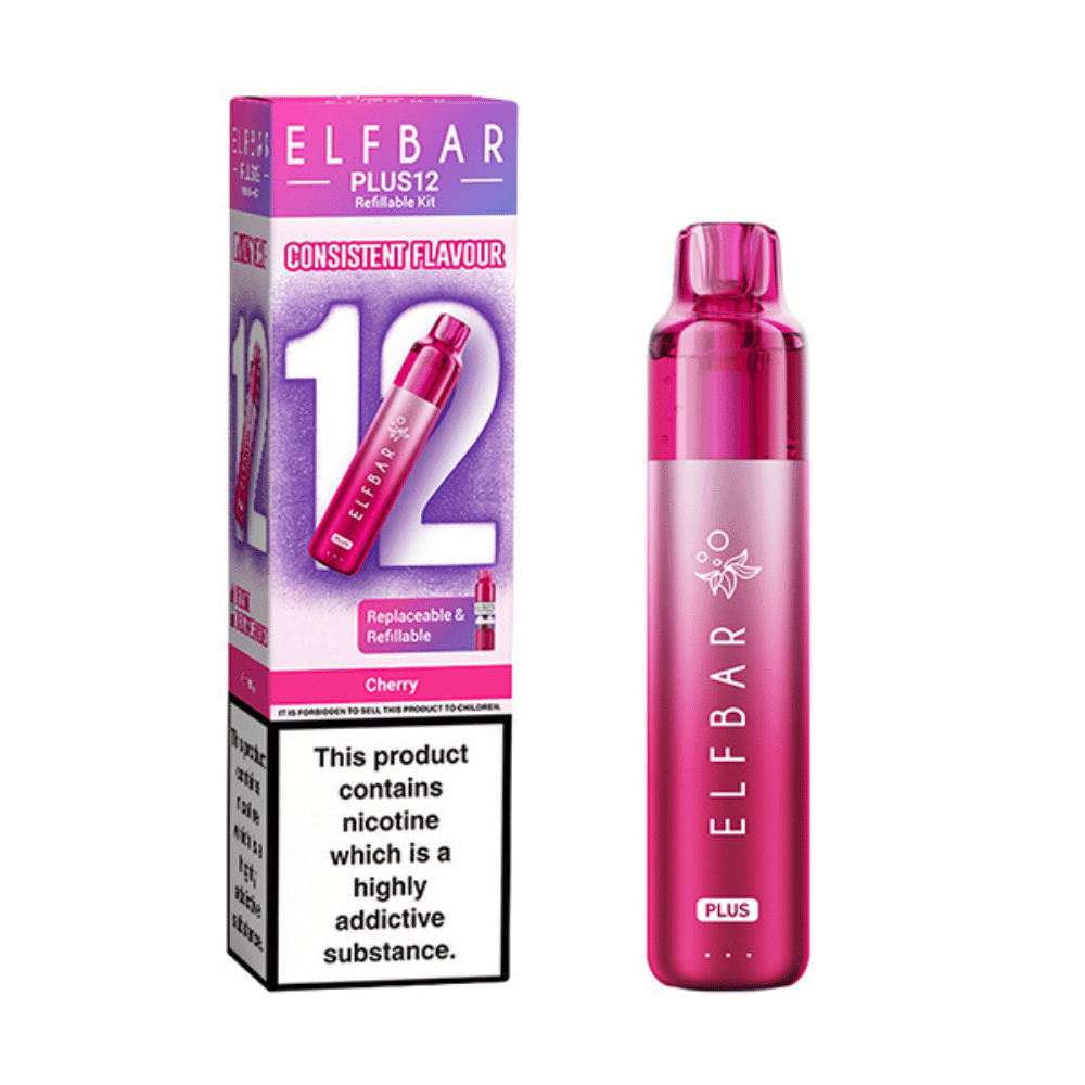 ELF BAR Plus 12 Prefilled Pod Kit Cherry - EUK