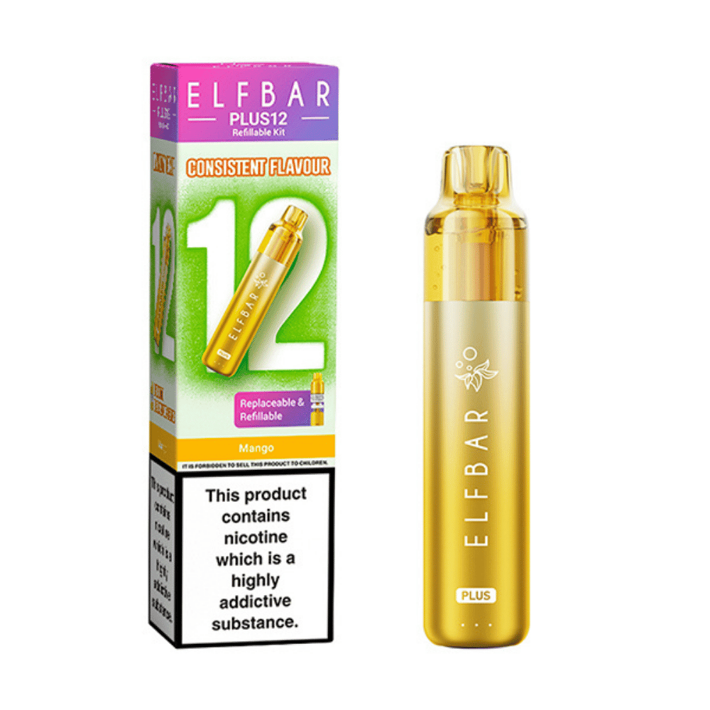 ELF BAR Plus 12 Prefilled Pod Kit Mango - EUK