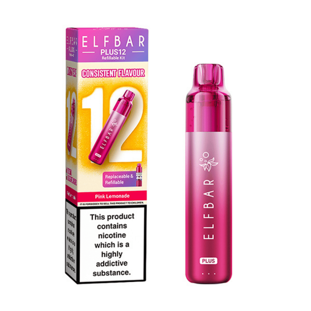 ELF BAR Plus 12 Prefilled Pod Kit Pink Lemonade - EUK