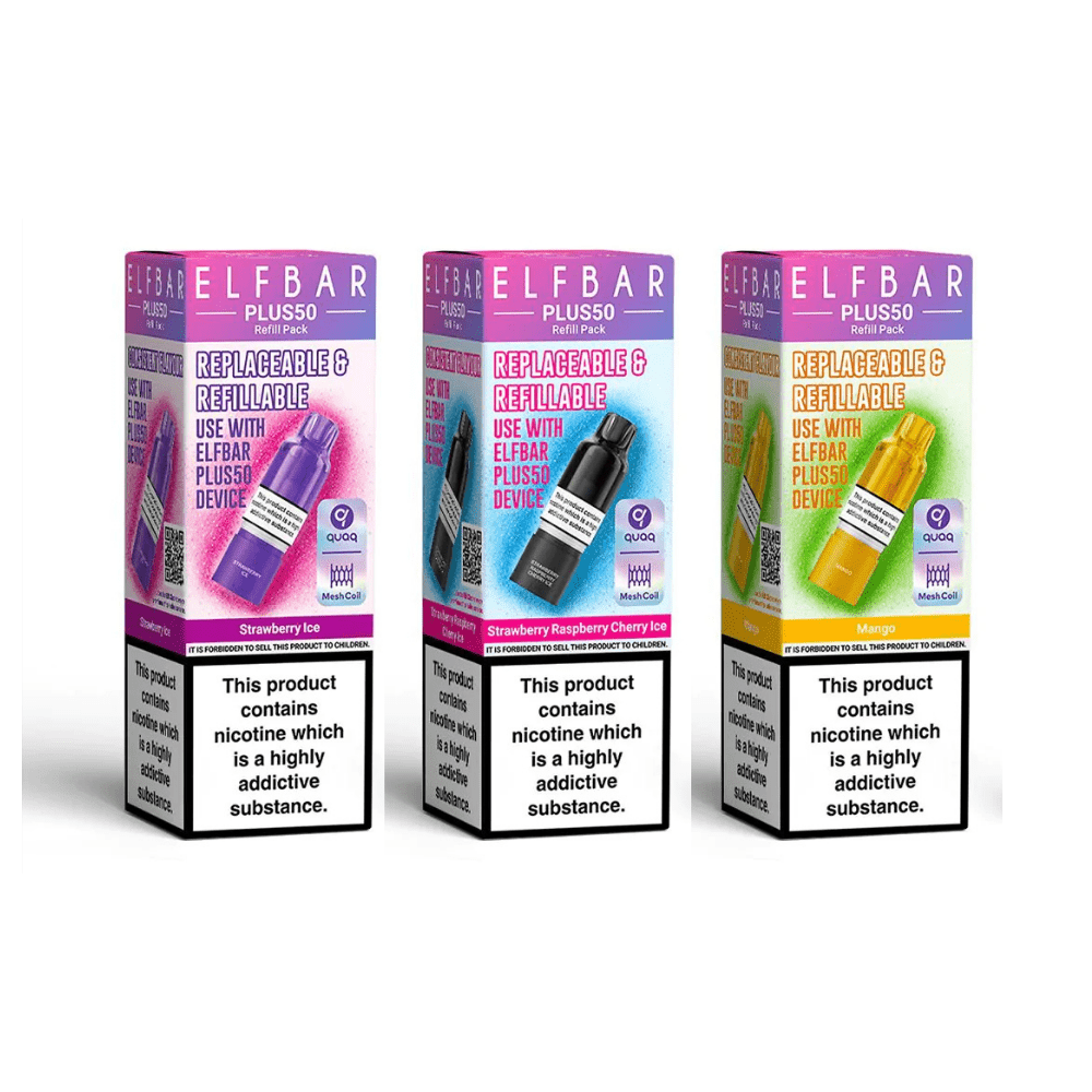 ELF BAR Plus 50 Refill Pack - EUK