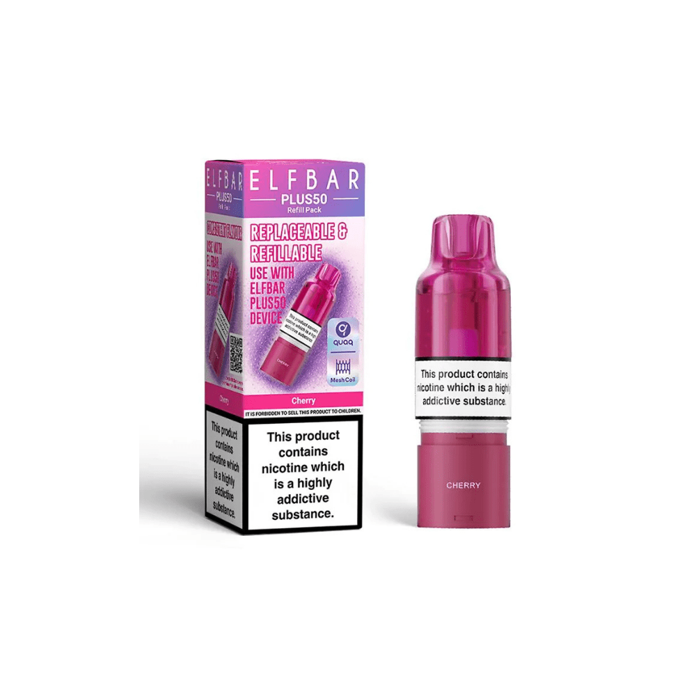 ELF BAR Plus 50 Refill Pack Cherry - EUK