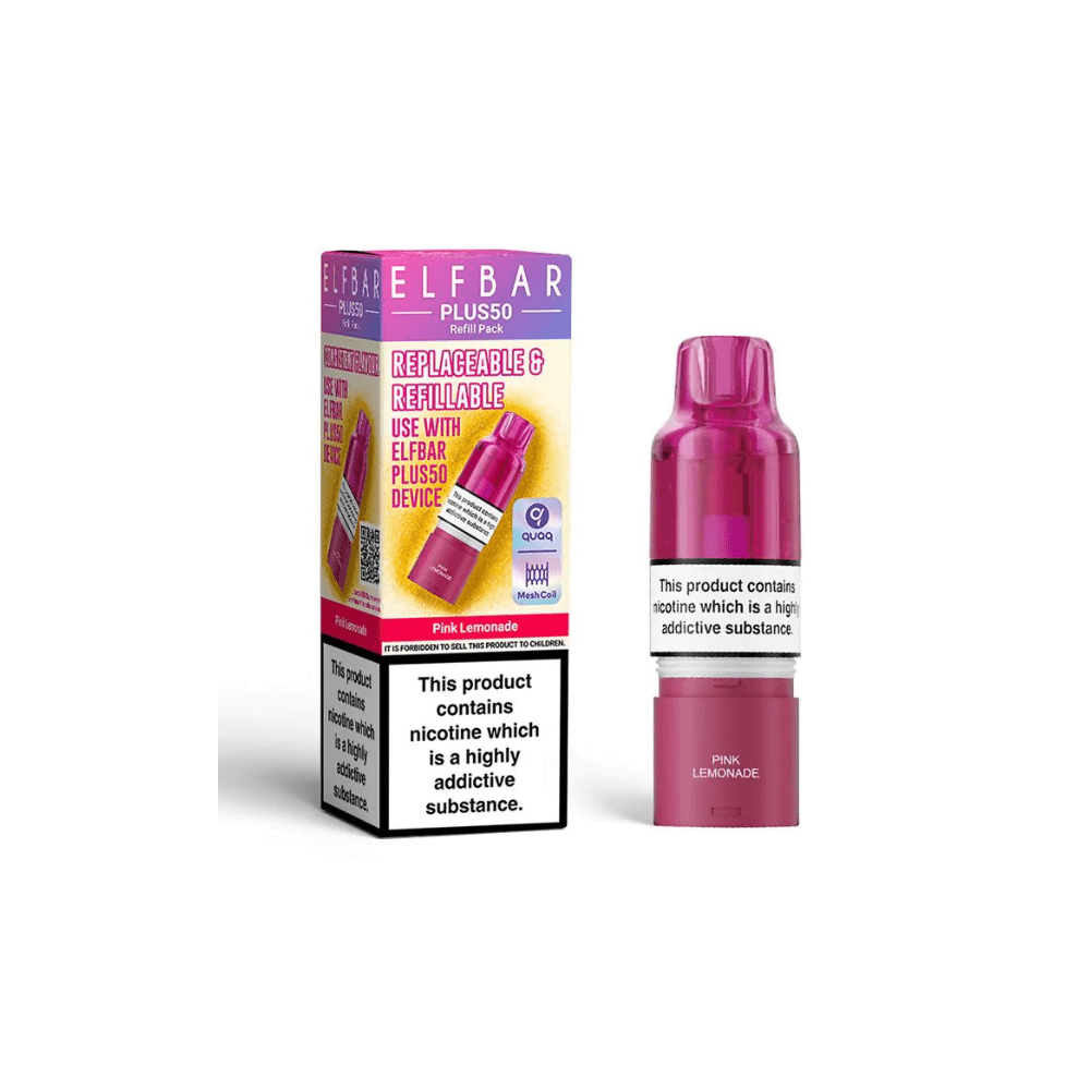 ELF BAR Plus 50 Refill Pack Pink Lemonade - EUK