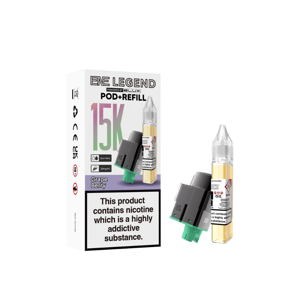 Elux ENE Legend 15k Prefilled Pod Grape Berry - EUK