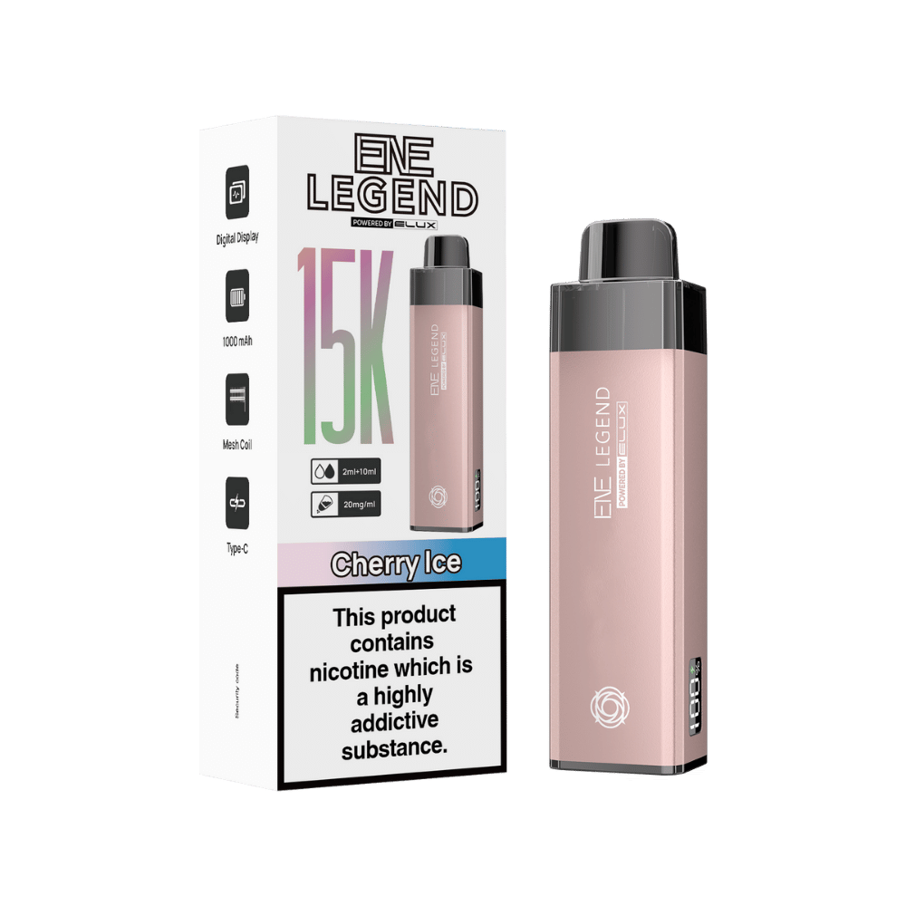 Elux ENE Legend 15k Prefilled Pod Kit Cherry Ice - EUK