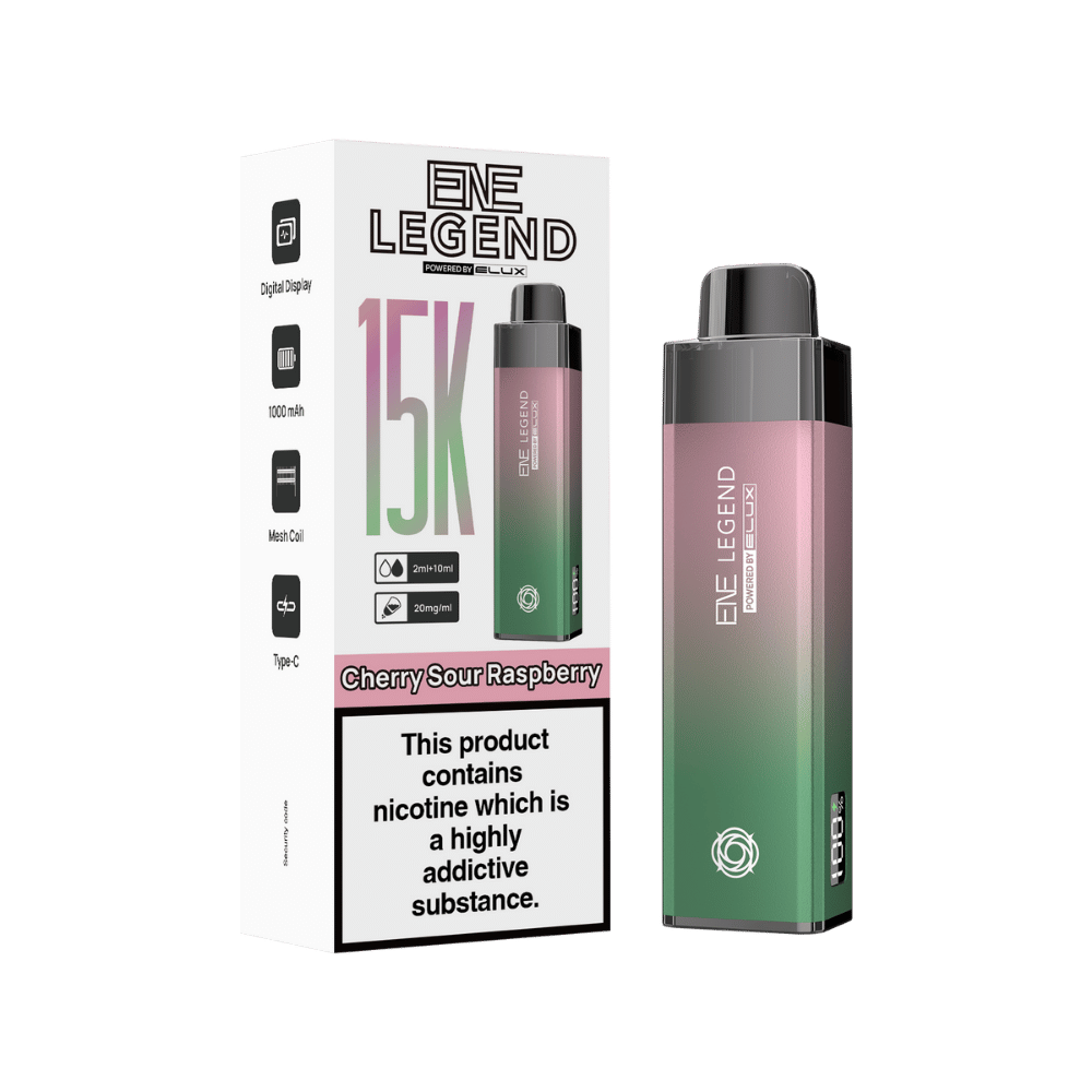 Elux ENE Legend 15k Prefilled Pod Kit Cherry Sour Raspberry - EUK