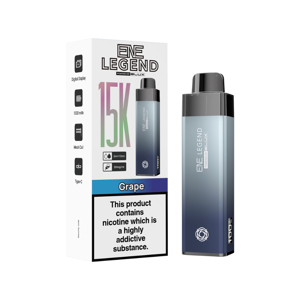 Elux ENE Legend 15k Prefilled Pod Kit Grape - EUK