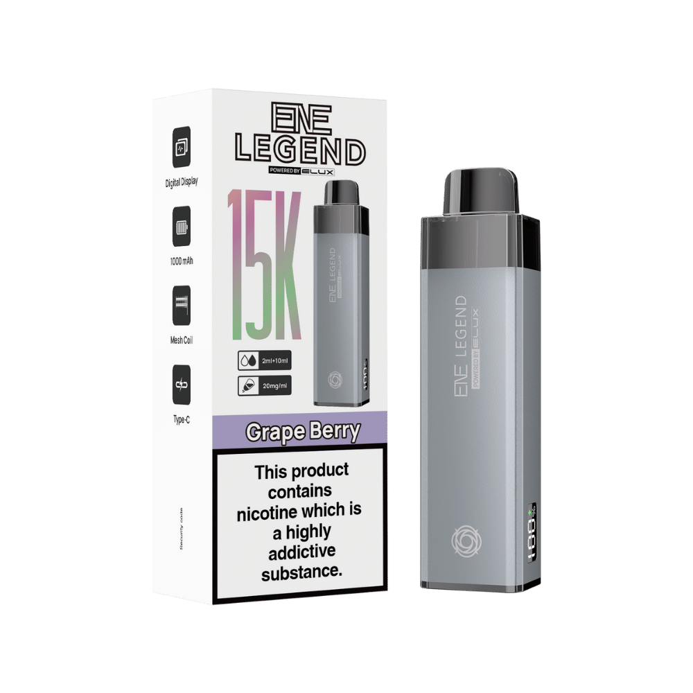 Elux ENE Legend 15k Prefilled Pod Kit Grape Berry - EUK