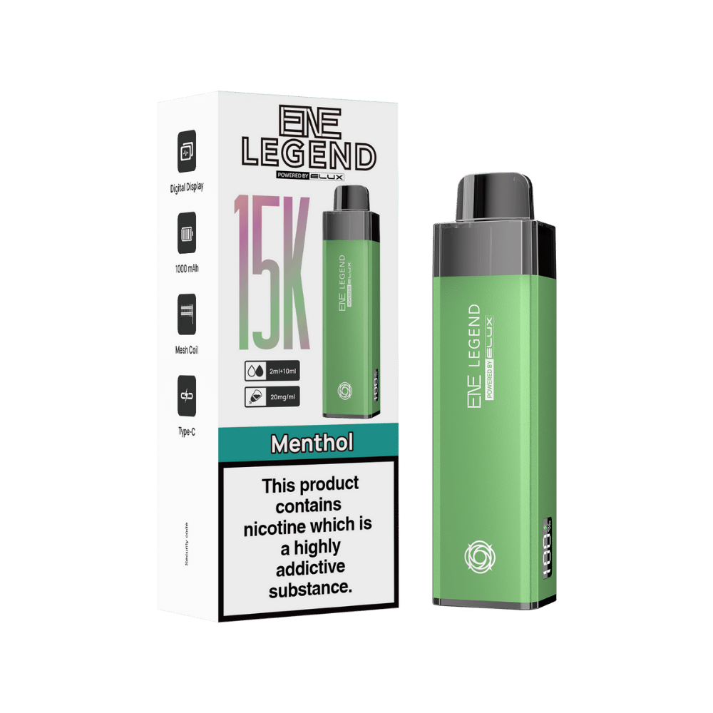 Elux ENE Legend 15k Prefilled Pod Kit Menthol - EUK