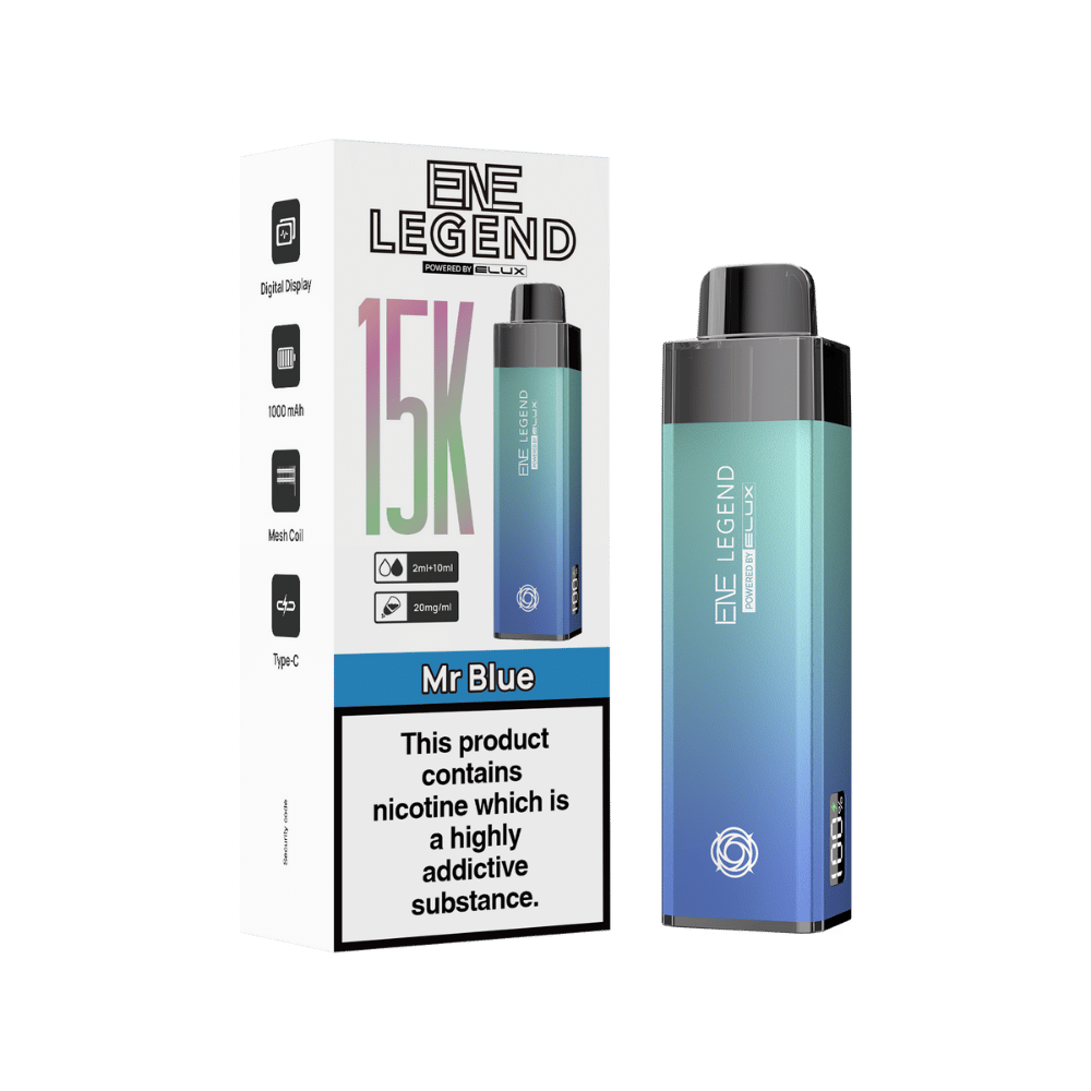 Elux ENE Legend 15k Prefilled Pod Kit Mr Blue - EUK