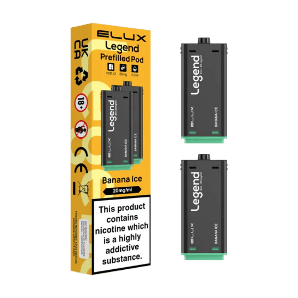 Elux Legend 1500 Prefilled Pod Banana Ice - EUK