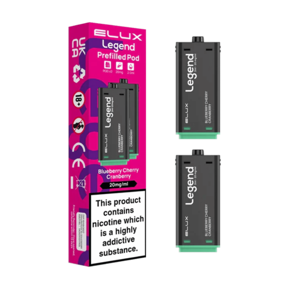 Elux Legend 1500 Prefilled Pod Blueberry Cherry Cranberry - EUK
