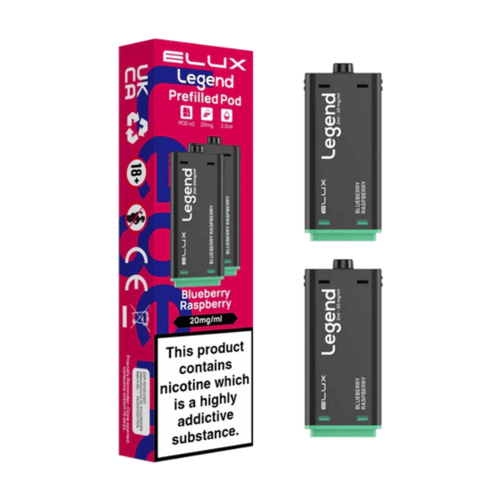 Elux Legend 1500 Prefilled Pod Blueberry Raspberry - EUK