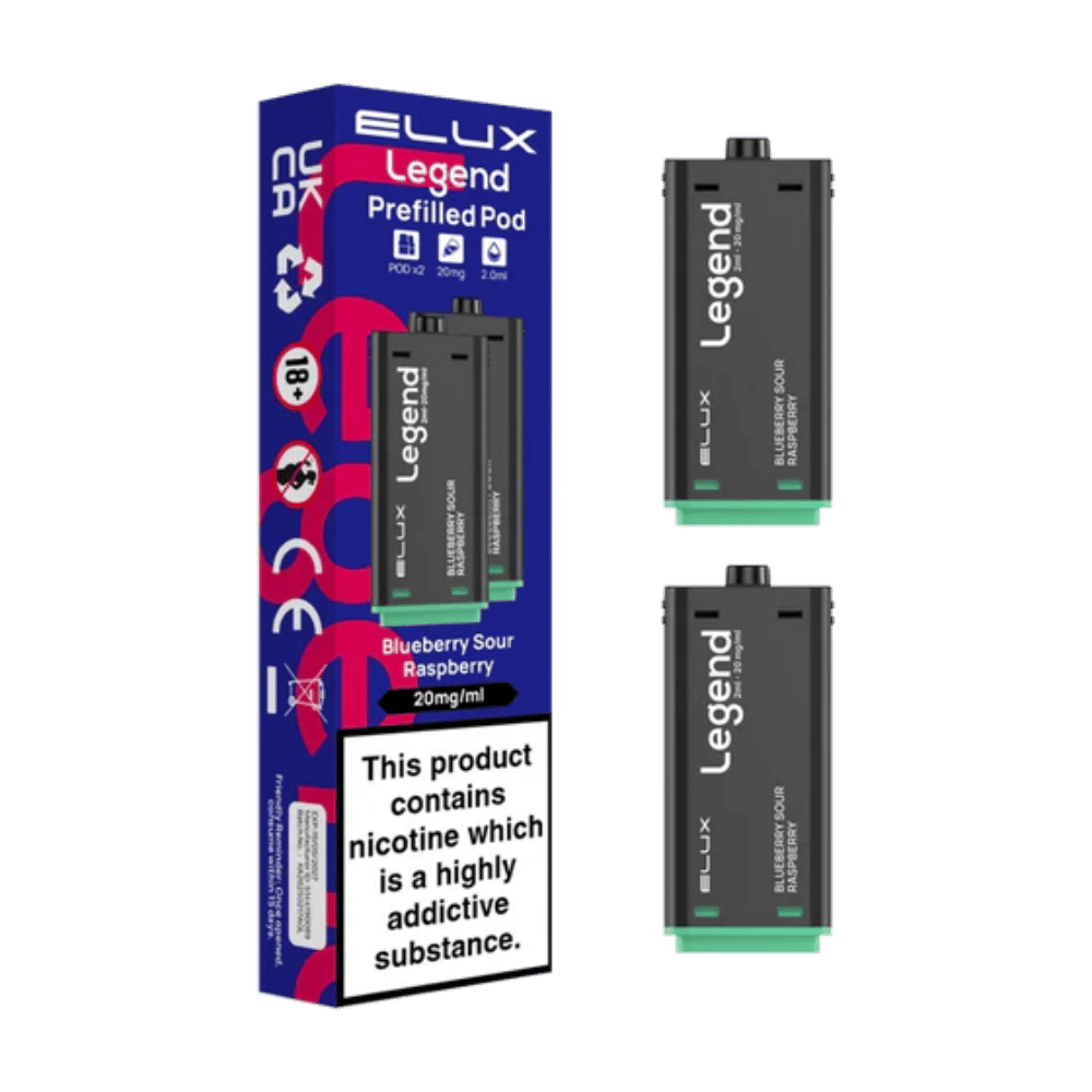 Elux Legend 1500 Prefilled Pod Blueberry Sour Raspberry - EUK