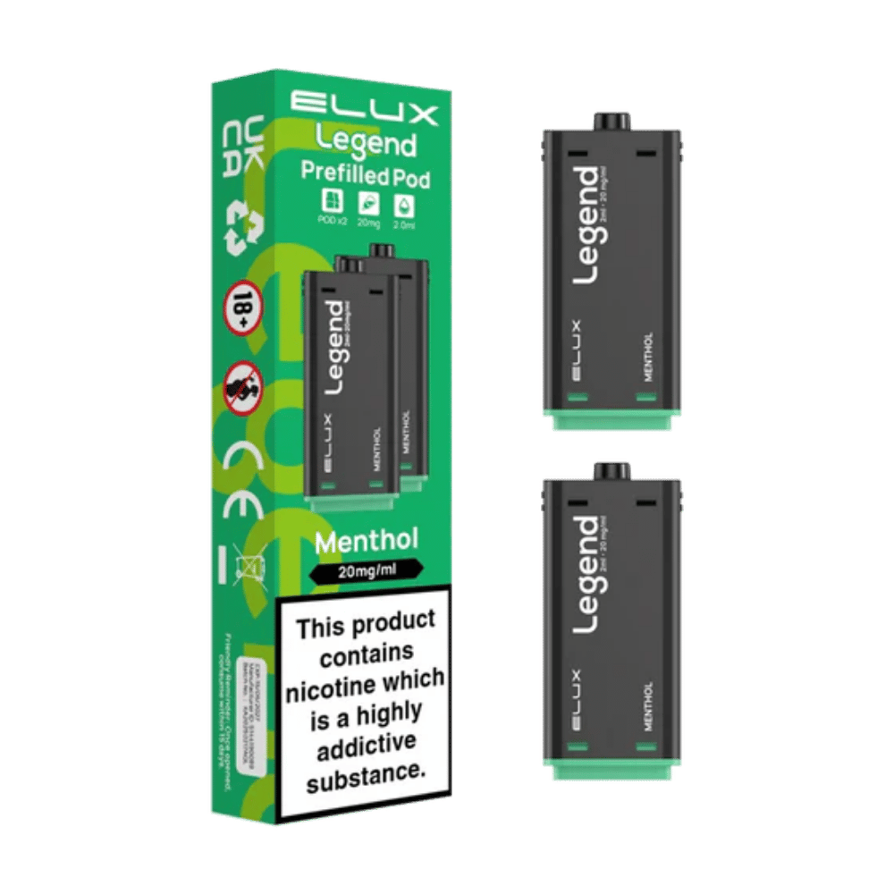 Elux Legend 1500 Prefilled Pod Menthol - EUK