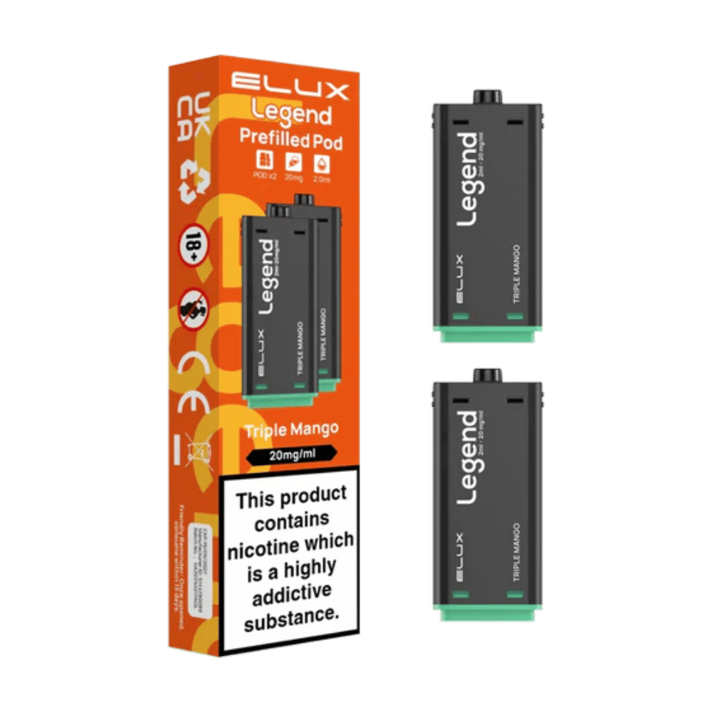 Elux Legend 1500 Prefilled Pod Triple Mango - EUK