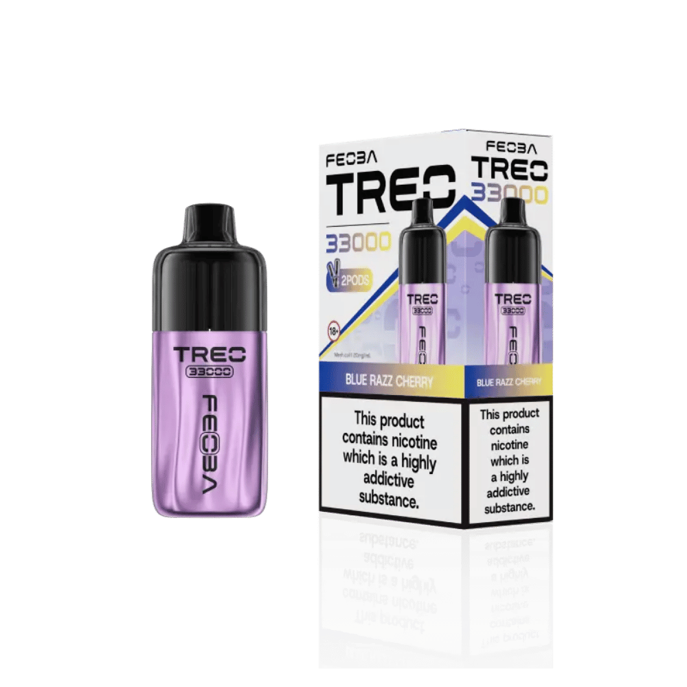 Feoba Treo 33000 Prefilled Pod Blue Razz Cherry - EUK