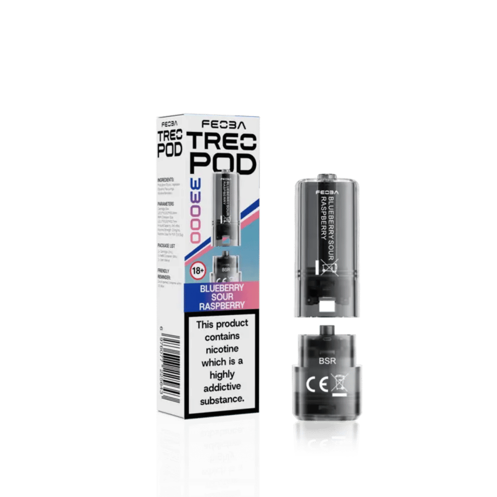 Feoba Treo 33000 Prefilled Pod Blueberry Sour Raspberry - EUK