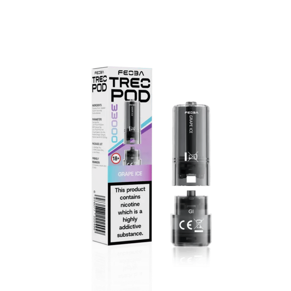 Feoba Treo 33000 Prefilled Pod Grape Ice - EUK