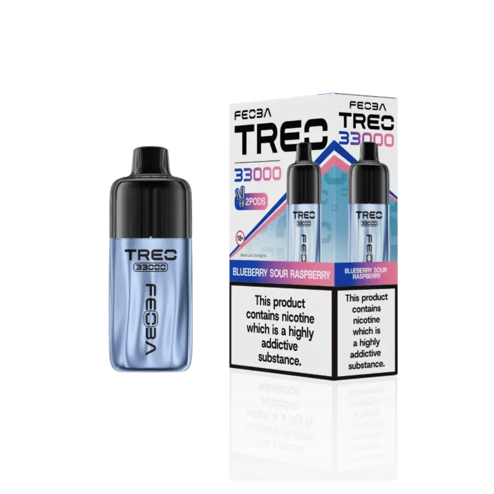 Feoba Treo 33000 Prefilled Pod Kit Blueberry Sour Raspberry - EUK