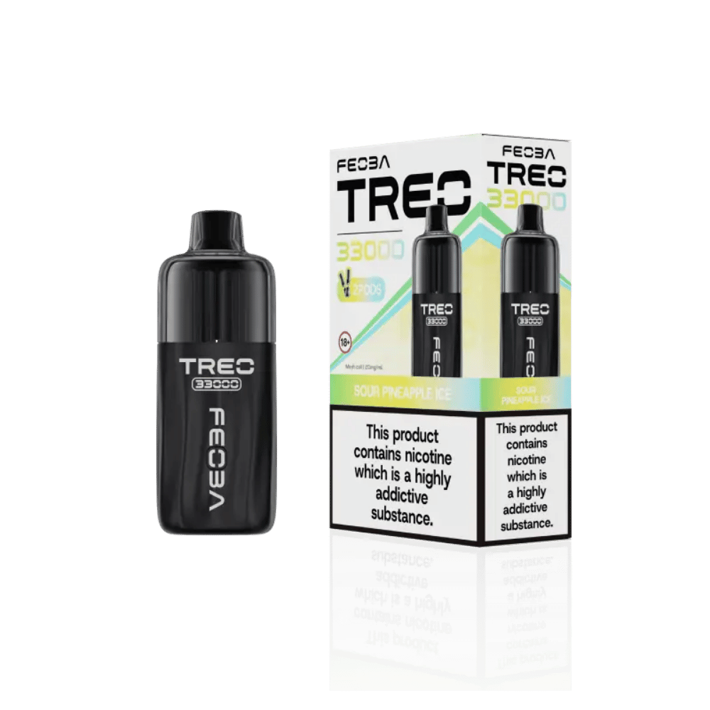 Feoba Treo 33000 Prefilled Pod Kit Sour Pineapple Ice - EUK