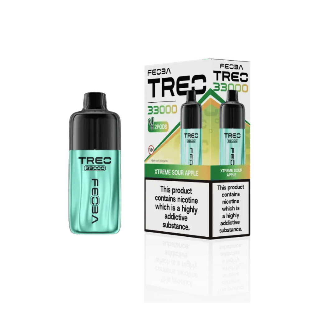 Feoba Treo 33000 Prefilled Pod Kit Xtreme Sour Apple - EUK
