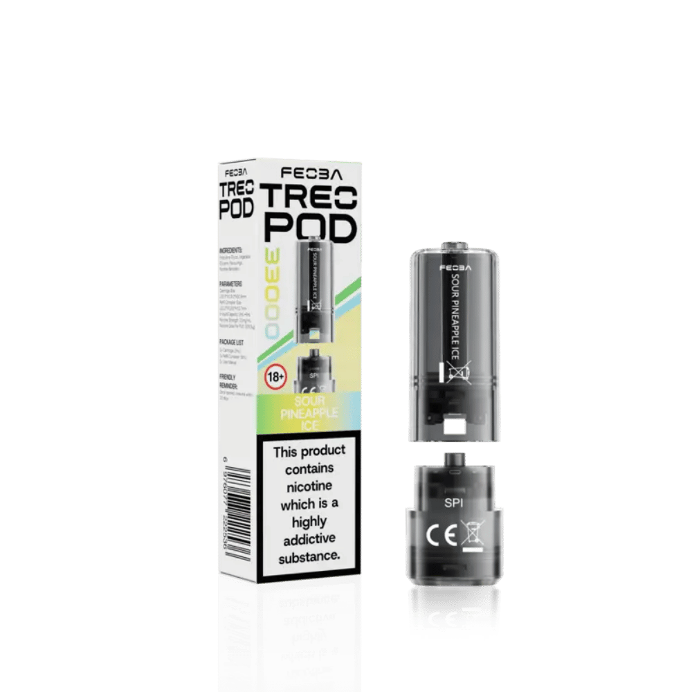 Feoba Treo 33000 Prefilled Pod Sour Pineapple Ice - EUK