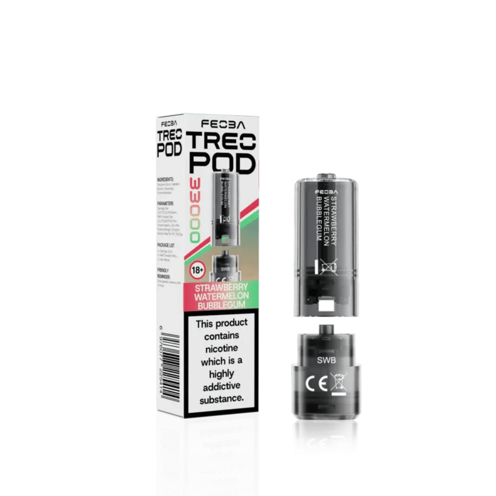 Feoba Treo 33000 Prefilled Pod Strawberry Watermelon Bubblegum - EUK