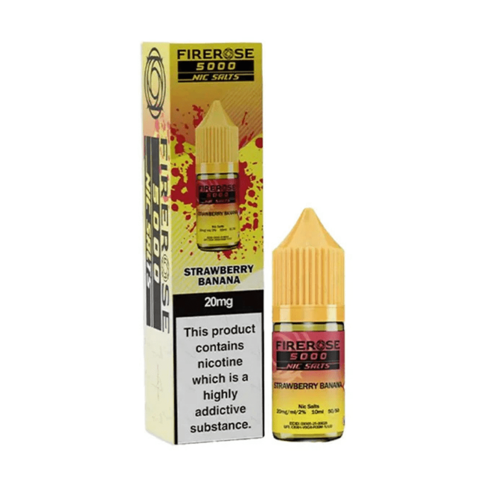 Firerose Nic Salt E - Liquid Strawberry Banana - EUK