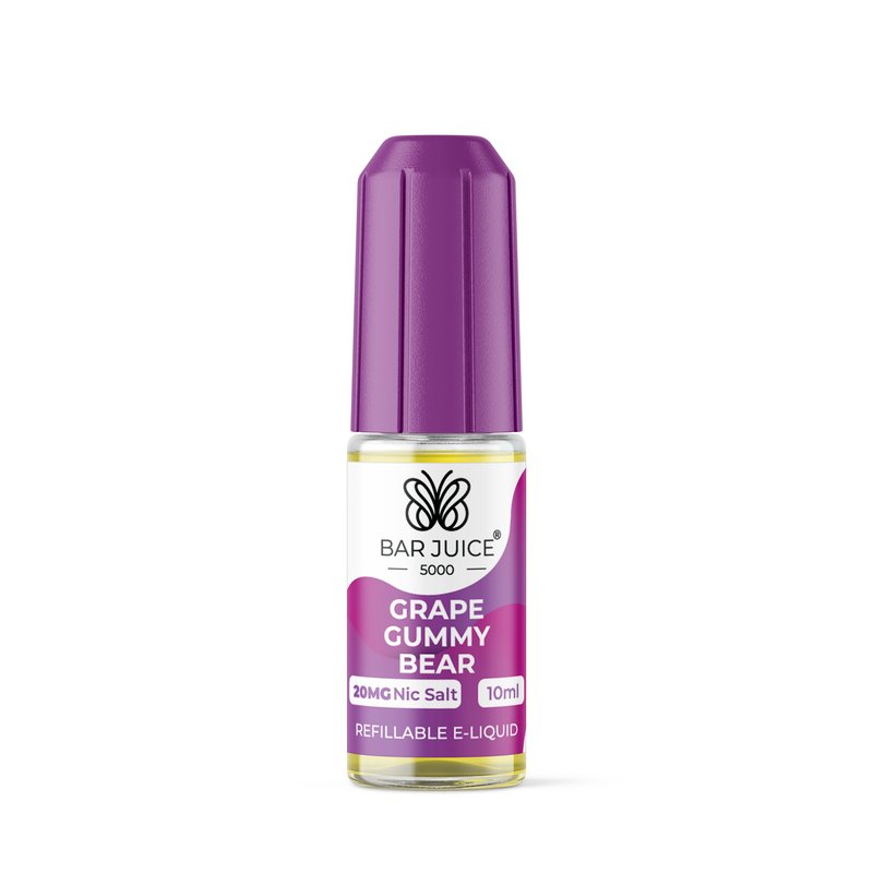 Grape Gummy Bear Nic Salt E - Liquid by Bar Juice 5000 - EUK